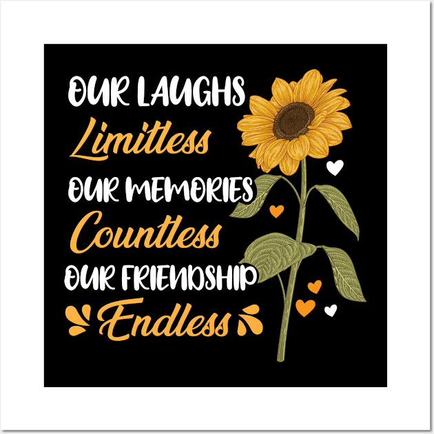 Our Laughs Are Limitless Our Memories Are Countless Wall Art by bisho2412